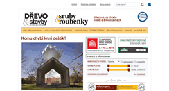 Desktop Screenshot of drevoastavby.cz