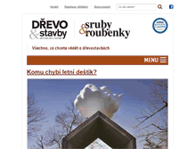 Tablet Screenshot of drevoastavby.cz